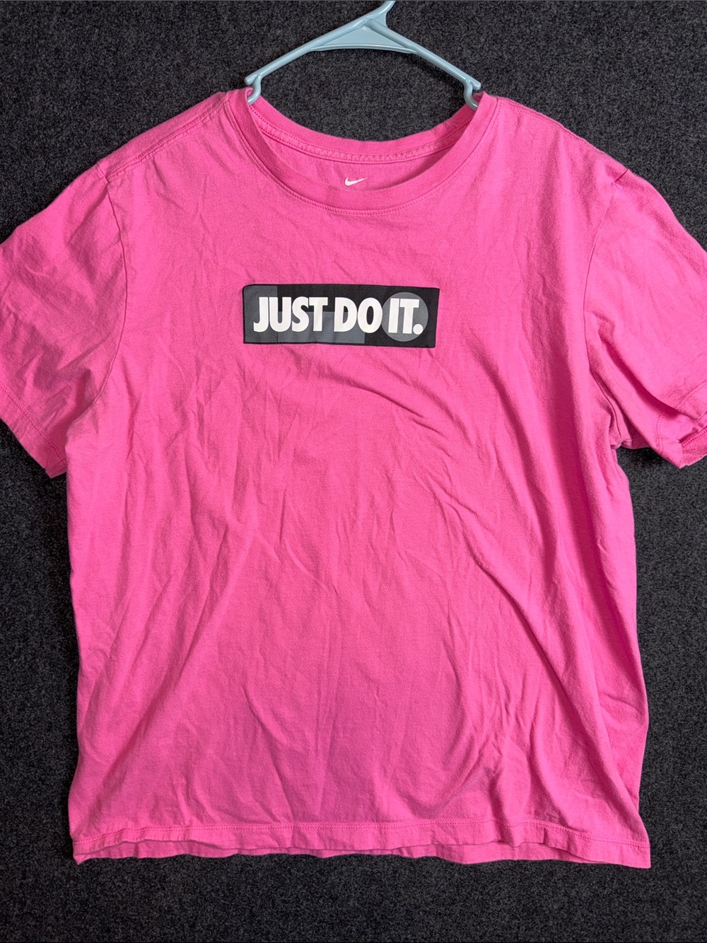 Nike Mens Pink 'Just Do It.' Graphic Tee - Picture 3 of 8